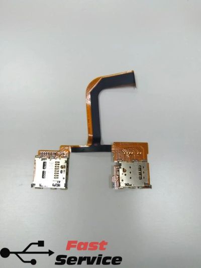 Лот: 10980788. Фото: 1. Шлейф на коннектор Sim \ MMC HTC... Шлейфы, разъёмы