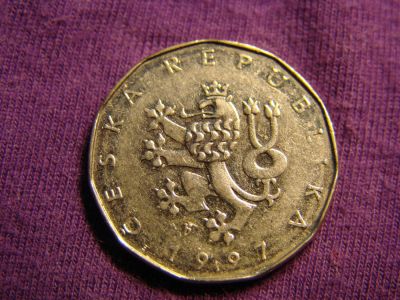 Лот: 3968303. Фото: 1. 2 кроны 1997 г., Чешская Республика. Европа