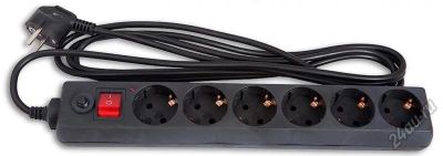 Лот: 5548391. Фото: 1. Сетевой фильтр 5м Buro 600A-5m-Black... ИБП, аккумуляторы для ИБП