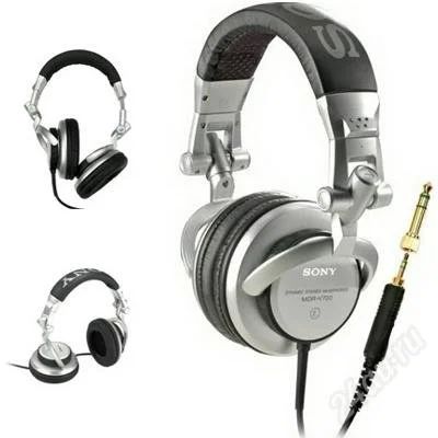 Лот: 1616065. Фото: 1. Sony mdr v700DJ + кожаный чехол. Наушники, гарнитуры
