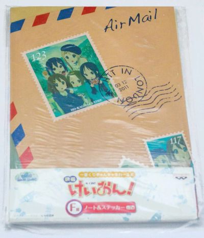 Лот: 4438716. Фото: 1. Блокнот AirMail из аниме K-ON... Записные книжки, ежедневники, блокноты