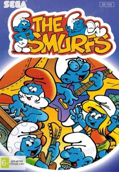 Лот: 13344447. Фото: 1. SMURFS Картридж Sega + Обмен... Игры для консолей