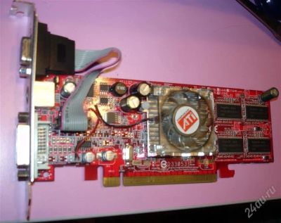Лот: 1674306. Фото: 1. Видеокарта PCI-E 128 Mb X600Pro. Видеокарты