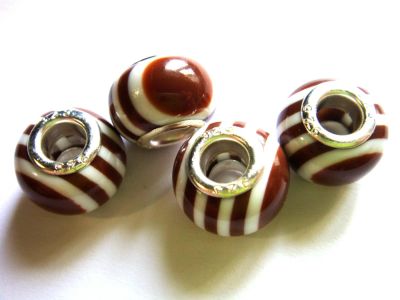 Лот: 3894776. Фото: 1. "Pandora" бусина. Посеребренная... Бижутерия ручной работы