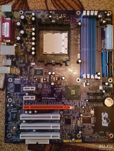 Лот: 7290379. Фото: 1. Мат. плата: Nvidia nForce 4 939... Материнские платы