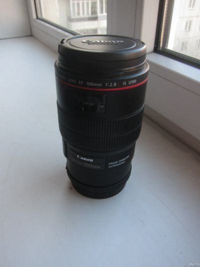 Лот: 15325474. Фото: 1. Объектив Canon 100 macro 2.8 L... Объективы