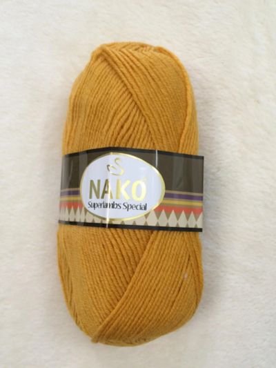 Лот: 12634037. Фото: 1. Пряжа NAKO (Турция) Superlambs... Ткани, нитки, пряжа