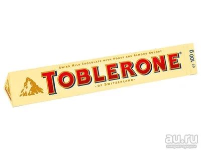 Лот: 12740771. Фото: 1. Шоколад Toblerone 100г. Шоколад, конфеты