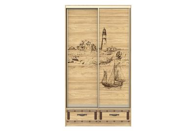 Лот: 23708773. Фото: 1. Шкаф-купе 2-х дверный Hoff Корсар. Шкафы, стеллажи, комоды