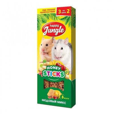 Лот: 16553735. Фото: 1. Happy Jungle (HJ) палочки для... Корма