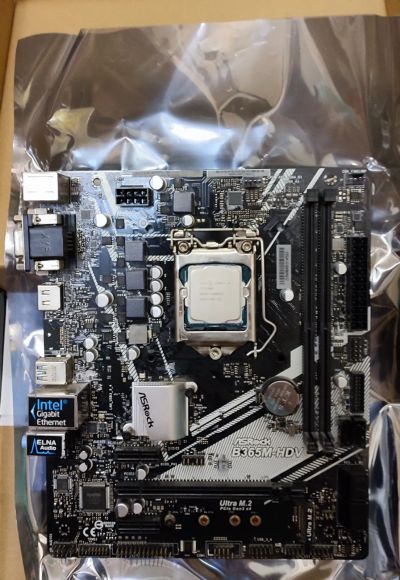 Лот: 20006834. Фото: 1. Мат. плата ASRock B365M-HDV и... Материнские платы