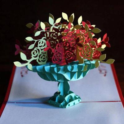 Лот: 4465502. Фото: 1. Оригинальный подарок 3d открытка... Открытки, конверты