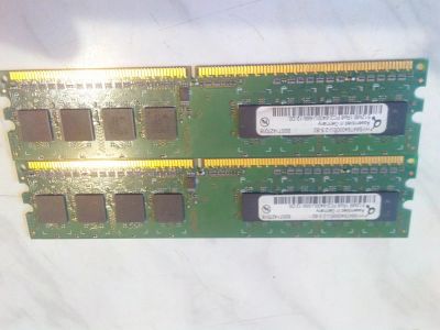 Лот: 10813900. Фото: 1. оперативная память DDR2 2 по 512. Оперативная память