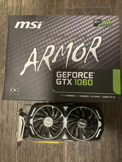 Лот: 20226752. Фото: 1. gtx 1060 3gb. Видеокарты