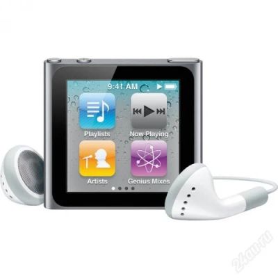 Лот: 816881. Фото: 1. продам ipod nano 6g Graphite 16gb. Плееры