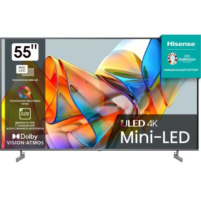 Лот: 25342336. Фото: 1. Новый Mini-LED телевизор 55" Hisense... Телевизоры