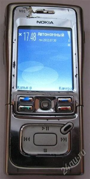 Лот: 1978858. Фото: 1. Смартфон Nokia N91-1 made in Finland. Смартфоны