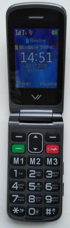 Лот: 11828120. Фото: 1. Сотовый телефон Vertex C304. Кнопочные мобильные телефоны