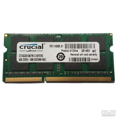 Лот: 13634634. Фото: 1. Оперативная память для Macbook... Оперативная память
