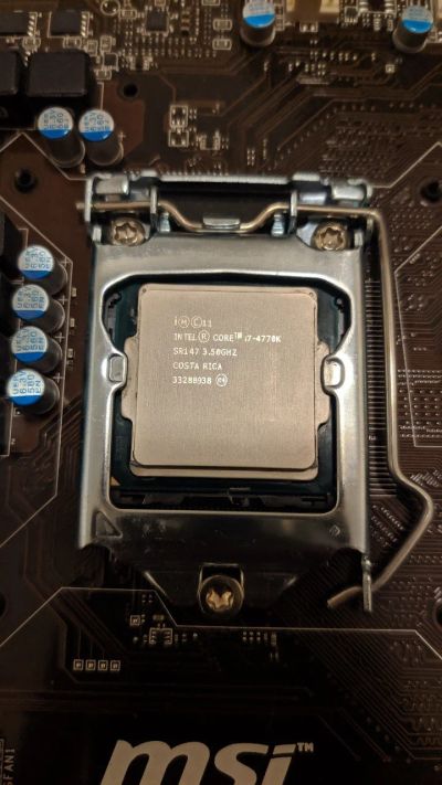 Лот: 16920397. Фото: 1. Intel Core I7 4770k. Процессоры