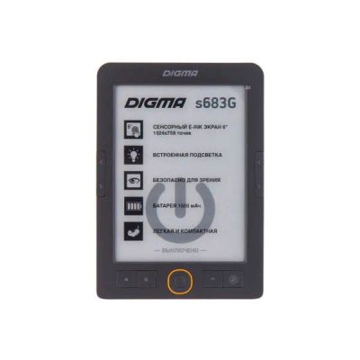 Лот: 23528254. Фото: 1. Digma S683G - сенсорная с подстветкой. Электронные книги