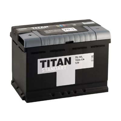 Лот: 15935892. Фото: 1. аккумулятор TITAN Standart 75... Аккумуляторы