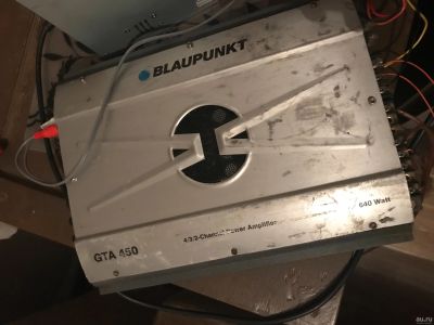 Лот: 13399169. Фото: 1. Усилитель Blaupunkt GTA 450 4х... Усилители