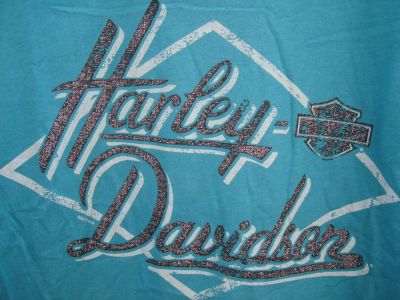 Лот: 11426171. Фото: 1. Байкерская женская футболка Harley... Аксессуары