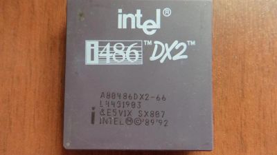 Лот: 3859772. Фото: 1. Intel i486 dx2 66 MHz PGA168 -... Процессоры