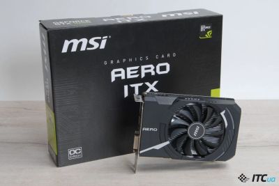 Лот: 16350706. Фото: 1. MSI GeForce GTX 1050 AERO ITX... Видеокарты