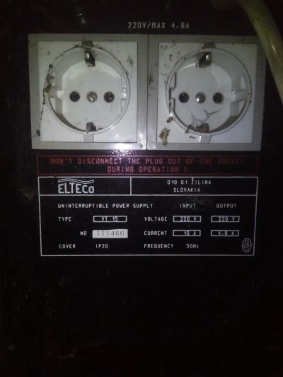 Лот: 3844514. Фото: 1. ИБП Elteco 2квт. ИБП, аккумуляторы для ИБП