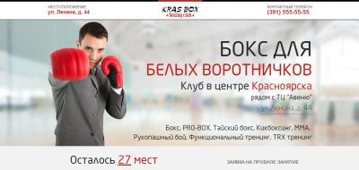 Лот: 4993069. Фото: 1. Сайт школы бокса или Единоборств... Доменные имена, сайты