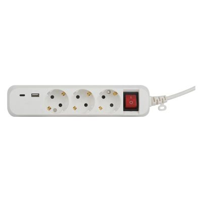 Лот: 24530727. Фото: 1. Удлинитель ЭРА 3 розетки, USB-A... Удлинители, тройники, сетевые фильтры