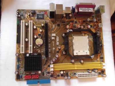 Лот: 7926288. Фото: 1. Материнская плата ASUS M2N-MX... Материнские платы