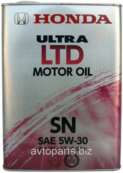 Лот: 5086136. Фото: 1. HONDA Ultra LEO 5W30 SN, 4л. Масла, жидкости