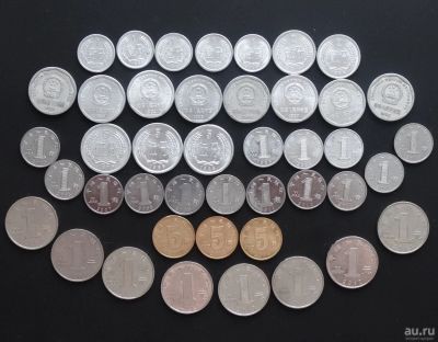 Лот: 13131541. Фото: 1. Китай - Набор из 43-х монет без... Азия
