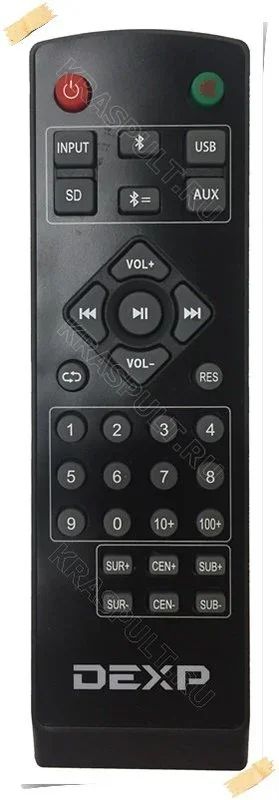 Лот: 15907673. Фото: 1. Пульт DEXP V510. Пульты ДУ