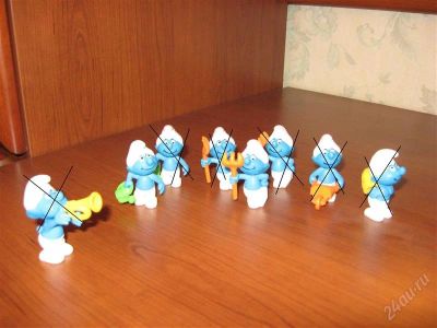 Лот: 658272. Фото: 1. Игрушки Киндер Смурфики. Игрушки