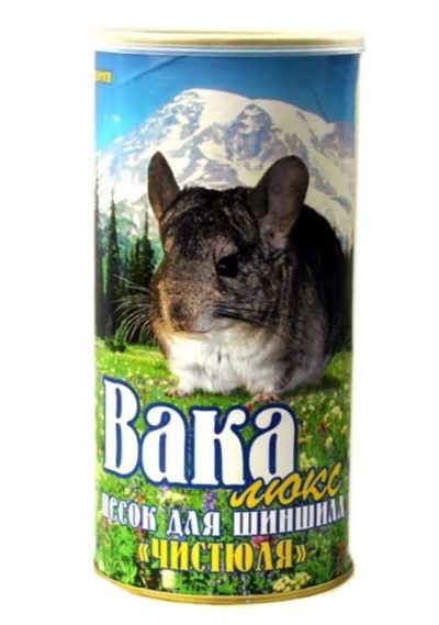 Лот: 5883917. Фото: 1. Песок BAKA Люкс Чистюля для шиншилл... Косметика для животных