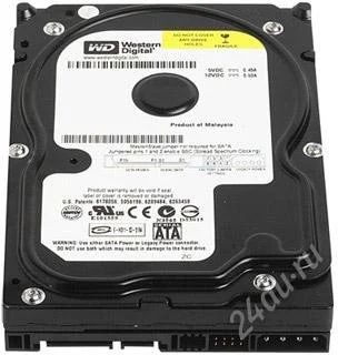 Лот: 71437. Фото: 1. Винт Western Digital 80 Gb Sata... Жёсткие диски (HDD)