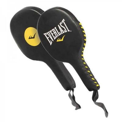Лот: 22356888. Фото: 1. Лапы-ракетки Everlast Leather... Одежда для боевых искусств