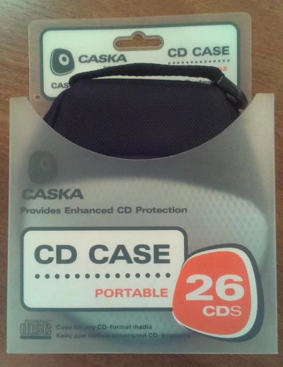Лот: 4506625. Фото: 1. CD кейс (сумка) Caska на 26 компакт... Органайзеры для дисков, боксы