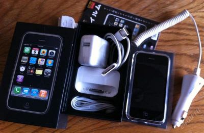 Лот: 757078. Фото: 1. iphone 2g, самый полный комплект. Смартфоны