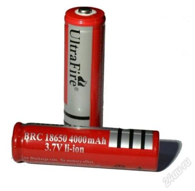 Лот: 2877521. Фото: 1. Аккумулятор 4000 mAh LI-ion UltraFire... Батарейки, аккумуляторы, элементы питания