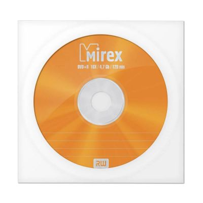 Лот: 18952556. Фото: 1. Диск DVD+R Mirex 4,7 GB, скорость... CD, DVD, BluRay