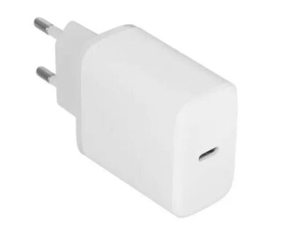 Лот: 20884708. Фото: 1. СЗУ-1USB-C Axxa PD 3.0, 20W, белый... Зарядные устройства, блоки питания, адаптеры сетевые для смартфонов