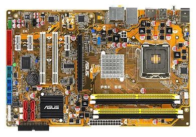 Лот: 5490634. Фото: 1. Материнская плата Asus P5K SE... Материнские платы
