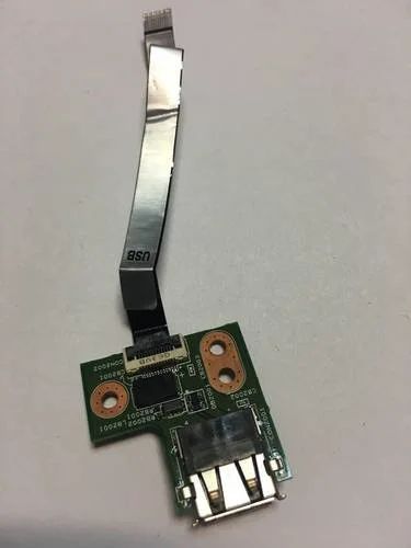 Лот: 16477430. Фото: 1. Плата разъемов USB со шлейфом... Другое (комплектующие)