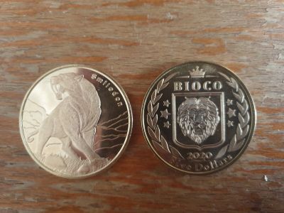 Лот: 18308999. Фото: 1. Остров Биоко (Гвинея) 5 долларов... Африка