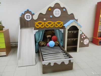 Лот: 6336842. Фото: 1. Комплект детской мебели "Пряничный... Детские кровати и кроватки